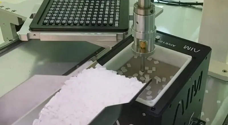 Silicone Molded Part Palletizing using AIM AIVE System and Delta SCARA Robot